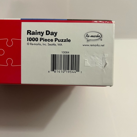 Re-Marks 1000 Piece Rainy Day Umbrella Jigsaw Puzzle 19.25" x 26.75" - Picture 7 of 11